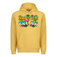 Antique Gold Summer Break Premium Hoodie - CowhideDigitalArt