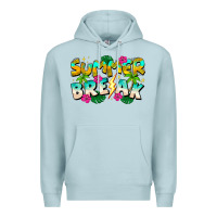 Blue Mist Summer Break Premium Hoodie - CowhideDigitalArt