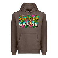 Coffee Summer Break Premium Hoodie - CowhideDigitalArt