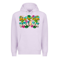 Lilac Summer Break Premium Hoodie - CowhideDigitalArt