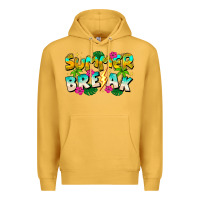 Mustard Summer Break Premium Hoodie - CowhideDigitalArt