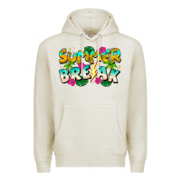 Oatmeal Heather Summer Break Premium Hoodie - CowhideDigitalArt
