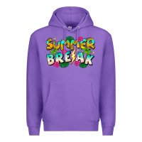 Purple Summer Break Premium Hoodie - CowhideDigitalArt