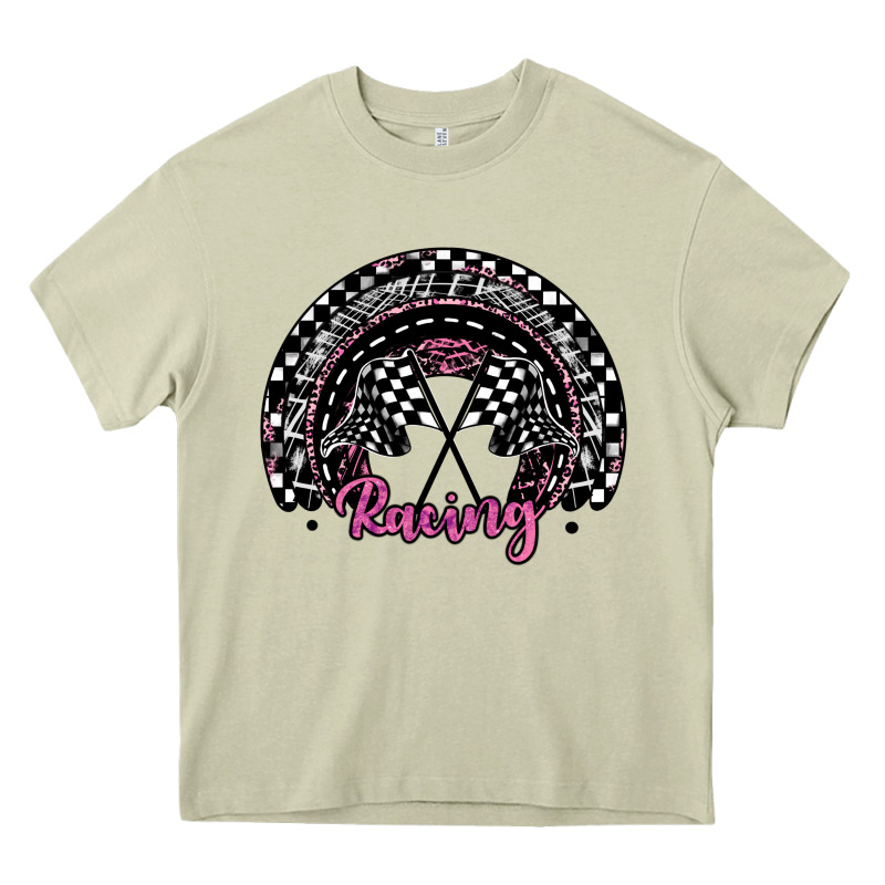 Racing Checkered Rainbow Heavy Core Tee by JahusDesignShop | Teevron