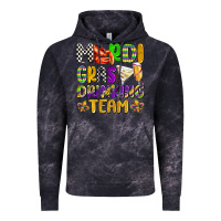 Cloud Black mardi gras drinking team with glasses olivia Vintage Hoodie - OliviaCreatesArt