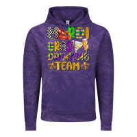 Cloud Purple mardi gras drinking team with glasses olivia Vintage Hoodie - OliviaCreatesArt