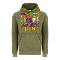 Vintage Olive mardi gras drinking team with glasses olivia Vintage Hoodie - OliviaCreatesArt