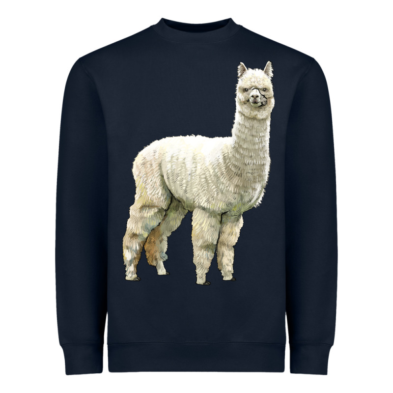 Alpaca Heavyweight Sweatshirt by LillyAllenDesigns | Teevron