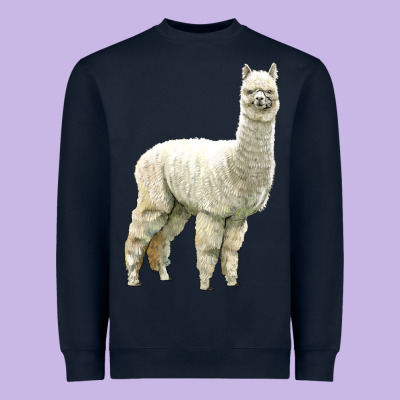 Alpaca Heavyweight Sweatshirt Designed By Lillyallendesigns
