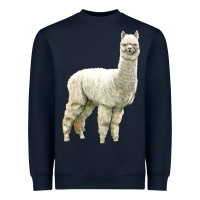 Navy Alpaca Heavyweight Sweatshirt - LillyAllenDesigns