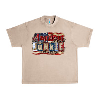 French Oak American junkie 4th of july Urban Heavy Tee - CowGirlArtShop