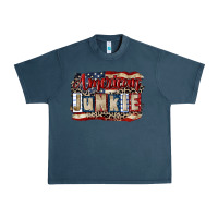 Midnight Navy American junkie 4th of july Urban Heavy Tee - CowGirlArtShop
