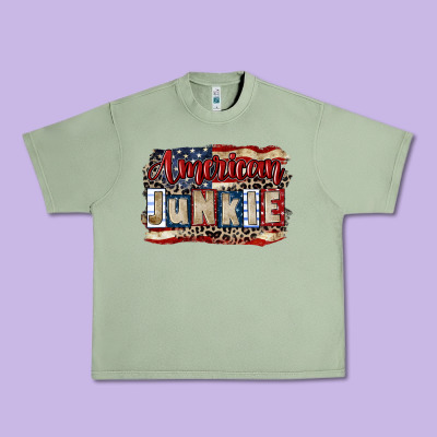 American Junkie 4th Of July Urban Heavy Tee Designed By Cowgirlartshop