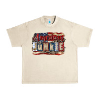 Sandshell American junkie 4th of july Urban Heavy Tee - CowGirlArtShop