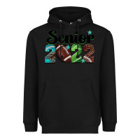 Black football senior 2022 Heavyweight Hoodie - BarkalooDesign