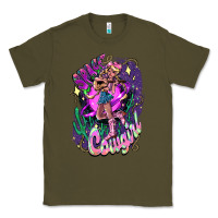 Army Green Space cowgirl Classic Tee - HowdyJamesFarm