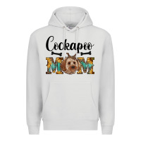 Dove Grey Western Cockapoo Mom Premium Hoodie - RanaPortraitStore