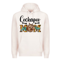 Pale Pink Western Cockapoo Mom Premium Hoodie - RanaPortraitStore