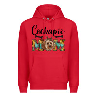 Red Western Cockapoo Mom Premium Hoodie - RanaPortraitStore