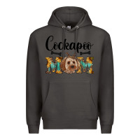Smoke Western Cockapoo Mom Premium Hoodie - RanaPortraitStore