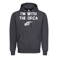 Smoke im with the orca costume halloween matching party Zipper Hoodie - longCreatives