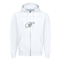 White im with the orca costume halloween matching party Zipper Hoodie - longCreatives