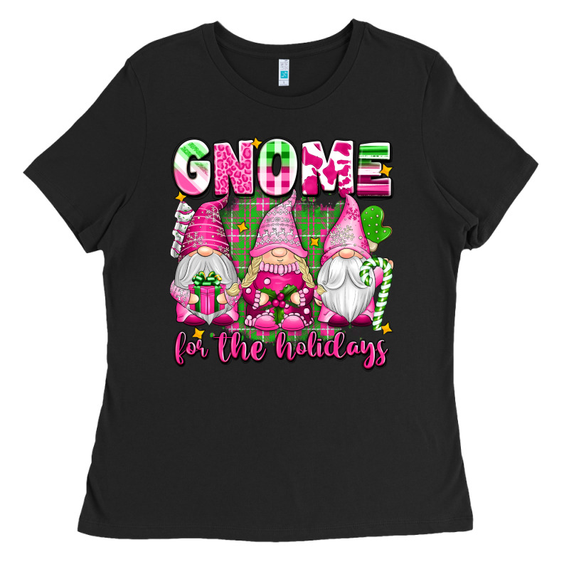 Gnome For The Holidays Ladies Tee by texasbilliewilder | Teevron