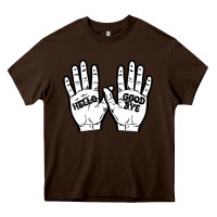 Chocolate Brown Cult of Klaus Umbrella Heavy Core Tee - Bettercallsaul
