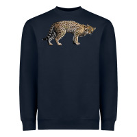 Navy Ocelot Heavyweight Sweatshirt - LillyAllenDesigns