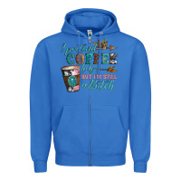 True Royal i pretend coffee helps but i'm still a bitch Zipper Hoodie - Artiststas