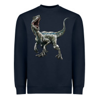 Navy Velociraptor Heavyweight Sweatshirt - LillyAllenDesigns