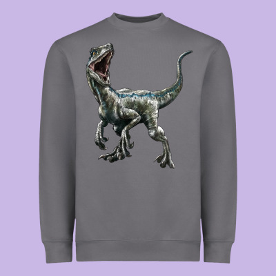 Velociraptor Heavyweight Sweatshirt Designed By Lillyallendesigns