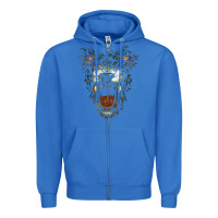 True Royal Werewolf Face Lycan Gothic Horror Occult Scary Halloween Zipper Hoodie - longCreatives