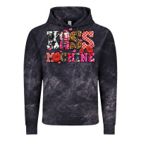 Cloud Black kiss machine with lips olivia Vintage Hoodie - OliviaCreatesArt