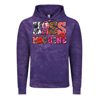 Cloud Purple kiss machine with lips olivia Vintage Hoodie - OliviaCreatesArt