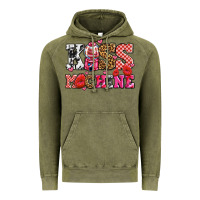 Vintage Olive kiss machine with lips olivia Vintage Hoodie - OliviaCreatesArt