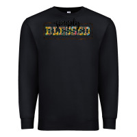 Black simply blessed Premium Sweatshirt - BarkalooDesign