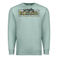 Seafoam simply blessed Premium Sweatshirt - BarkalooDesign