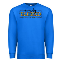 True Royal simply blessed Premium Sweatshirt - BarkalooDesign