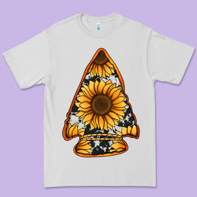 Sunflower Arrowhead Premium Tee Designed By Jasminsmagicworld