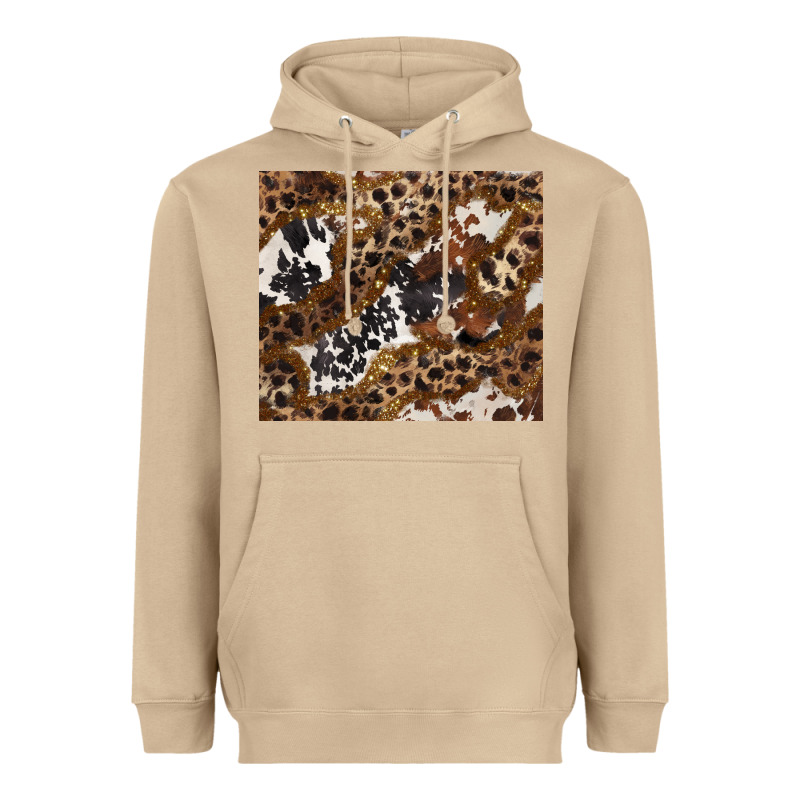 Leopard And Cowhides Heavyweight Hoodie by BarkalooDesign | Teevron