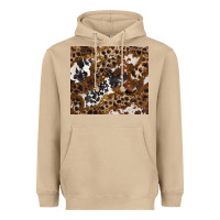 Mushroom leopard and cowhides Heavyweight Hoodie - BarkalooDesign