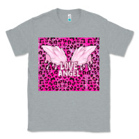Heather Grey love angel Classic Tee - TumblerDesignByShophia