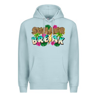 Blue Mist Summer Break Premium Hoodie - CowhideDigitalArt