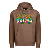 Chestnut Summer Break Premium Hoodie - CowhideDigitalArt