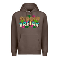 Coffee Summer Break Premium Hoodie - CowhideDigitalArt