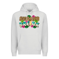 Dove Grey Summer Break Premium Hoodie - CowhideDigitalArt