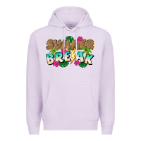 Lilac Summer Break Premium Hoodie - CowhideDigitalArt