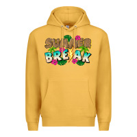Mustard Summer Break Premium Hoodie - CowhideDigitalArt
