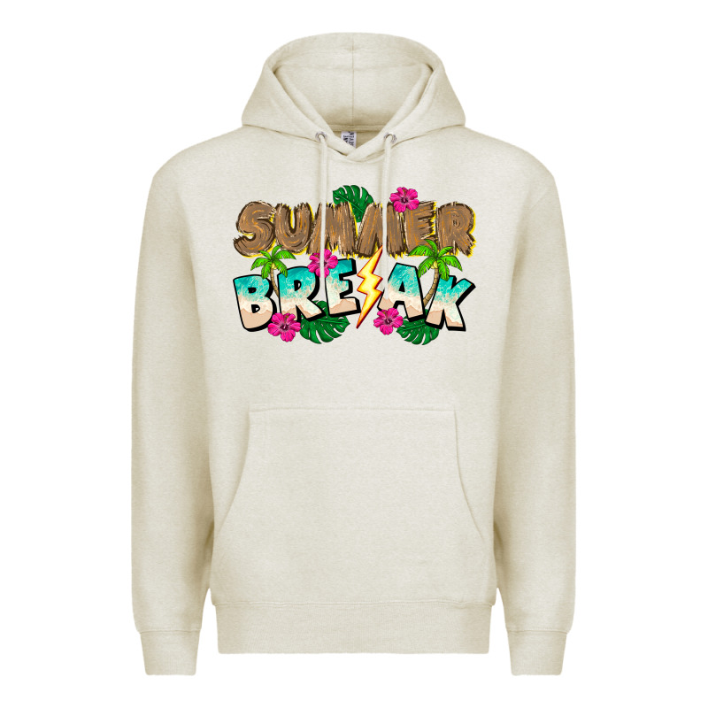 Summer Break Premium Hoodie by CowhideDigitalArt | Teevron